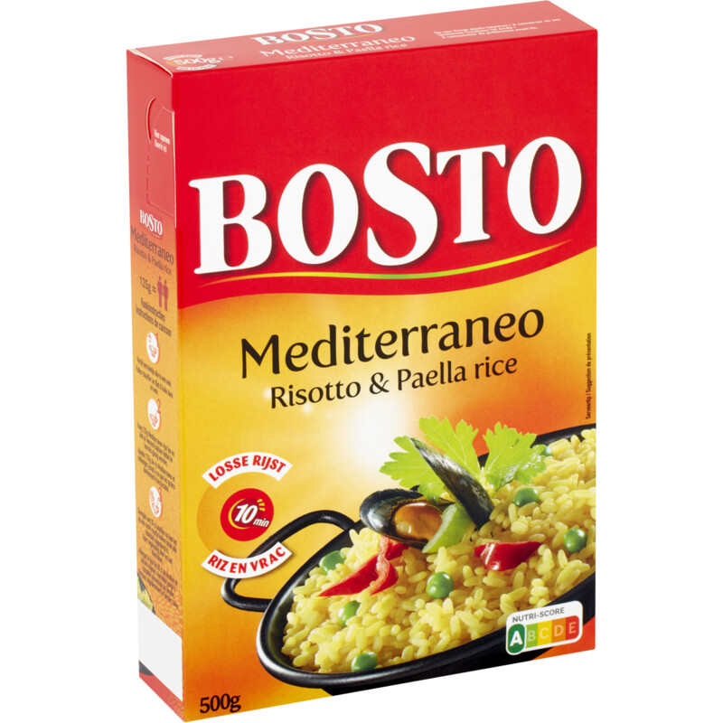 BOSTO Riz mediterraneo risotto&paella  500gr 12/2026