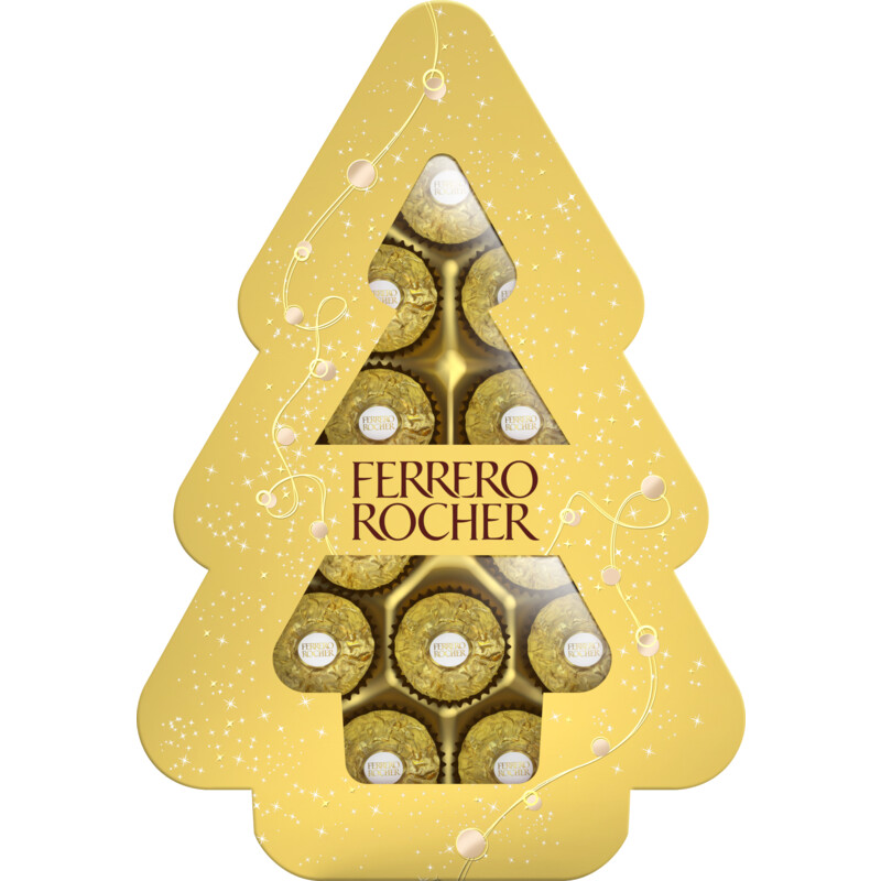 Een afbeelding van Ferrero Rocher kerstboom