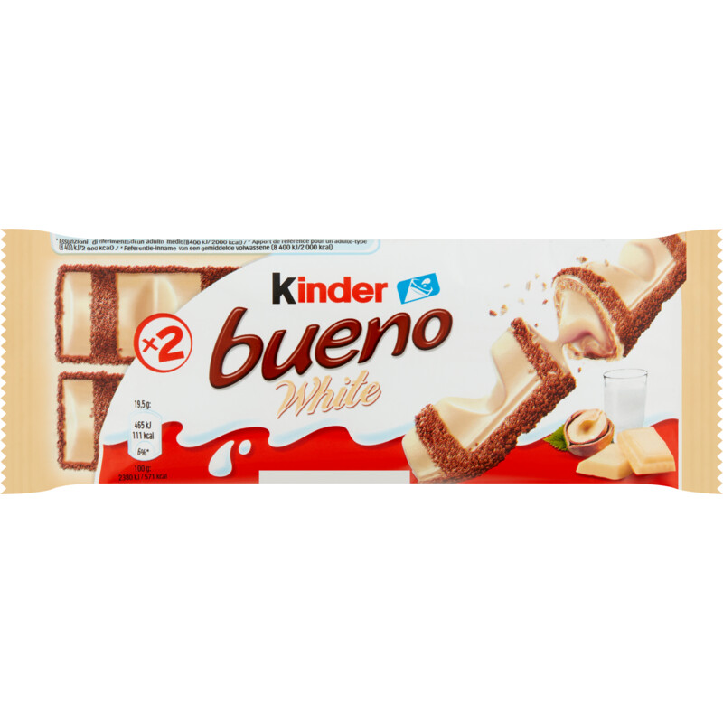Een afbeelding van Kinder Bueno white