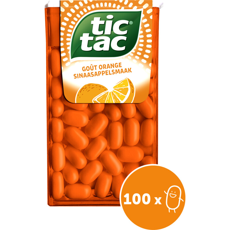 Een afbeelding van Tic tac Sinaasappelsmaak
