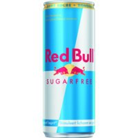 Een afbeelding van Red Bull Sugar free bel