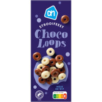 Een afbeelding van AH Strooifeest choco loops melk en wit