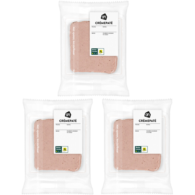 Een afbeelding van AH Cremepate 3-pack
