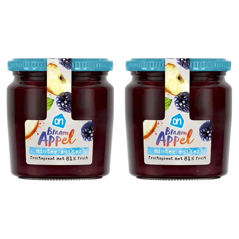 AH Fruitspread braam appel 2-pack
