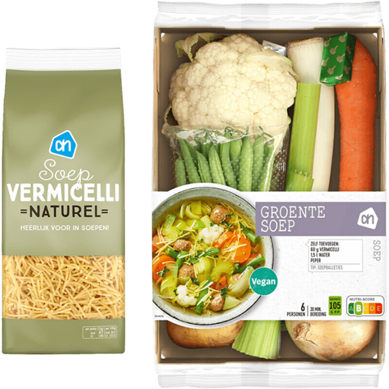 Een afbeelding van AH Vega Groentesoep verspakket