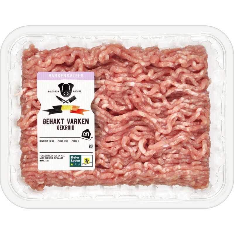 Een afbeelding van AH Gehakt varken gekruid bel