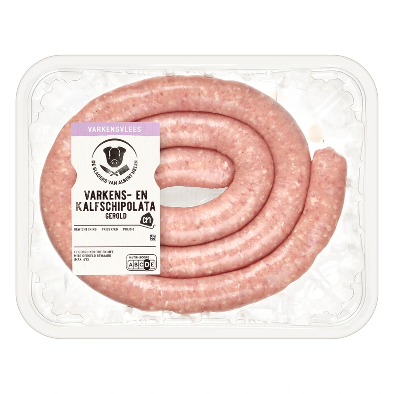 AH Varkens en kalfschipolata gerold bel