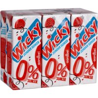 Een afbeelding van Wicky Aardbei 0% suiker 6-pack