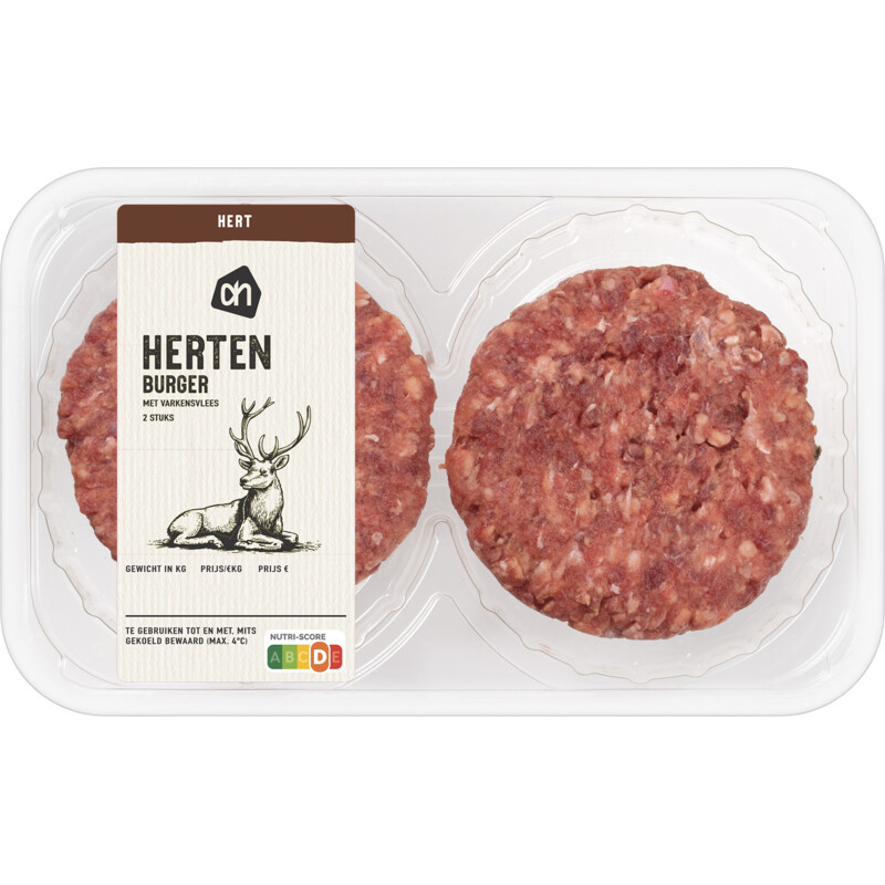 Een afbeelding van AH Hert wildburger bel