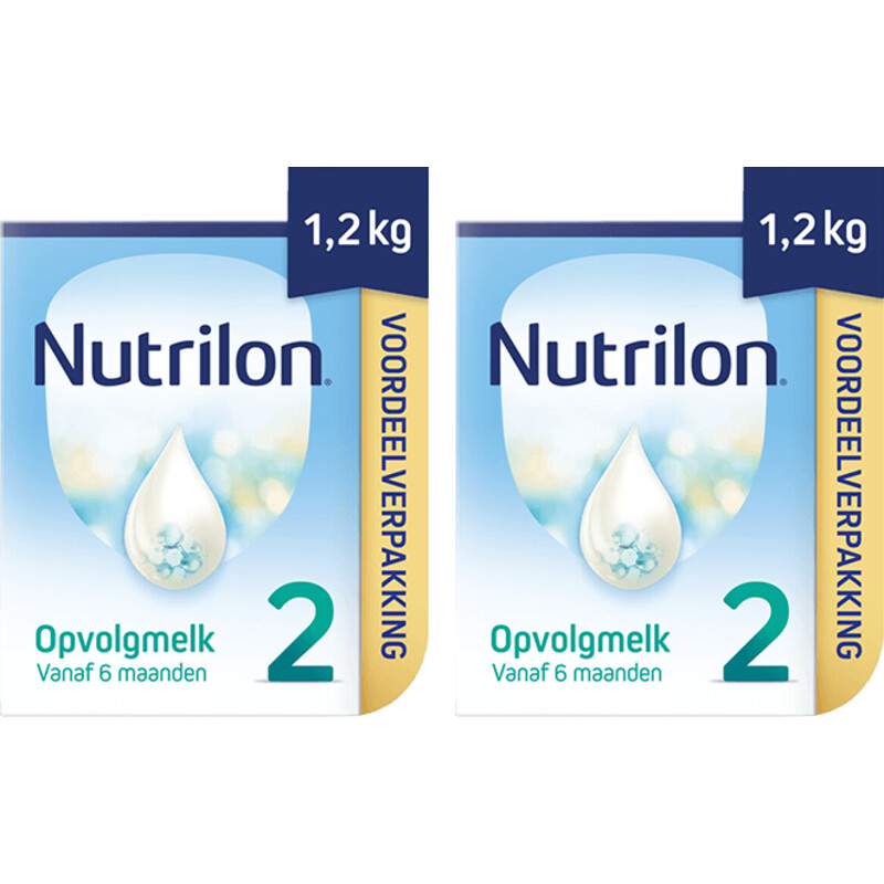 Een afbeelding van Nutrilon 2 opvolgmelk 6+ mnd 2-pack