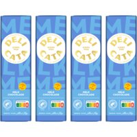Een afbeelding van Delicata Melk 36% cacao 4-pack