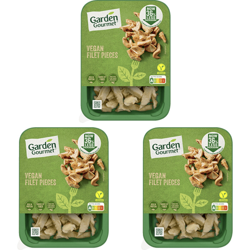Een afbeelding van Garden Gourmet Vegan Kip stukjes Voordeelpakket
