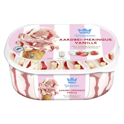 pdp-image-Hertog Ijssalon aardbei-meringue vanille