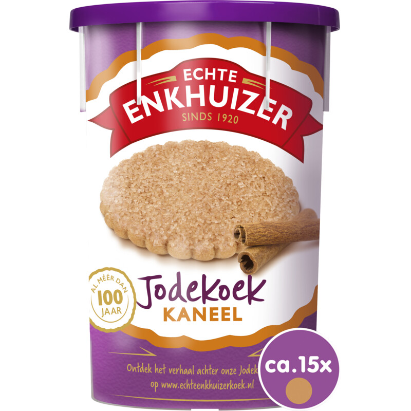 Een afbeelding van Echte Enkhuizer Enkhuizer jodekoeken kaneel (x6)