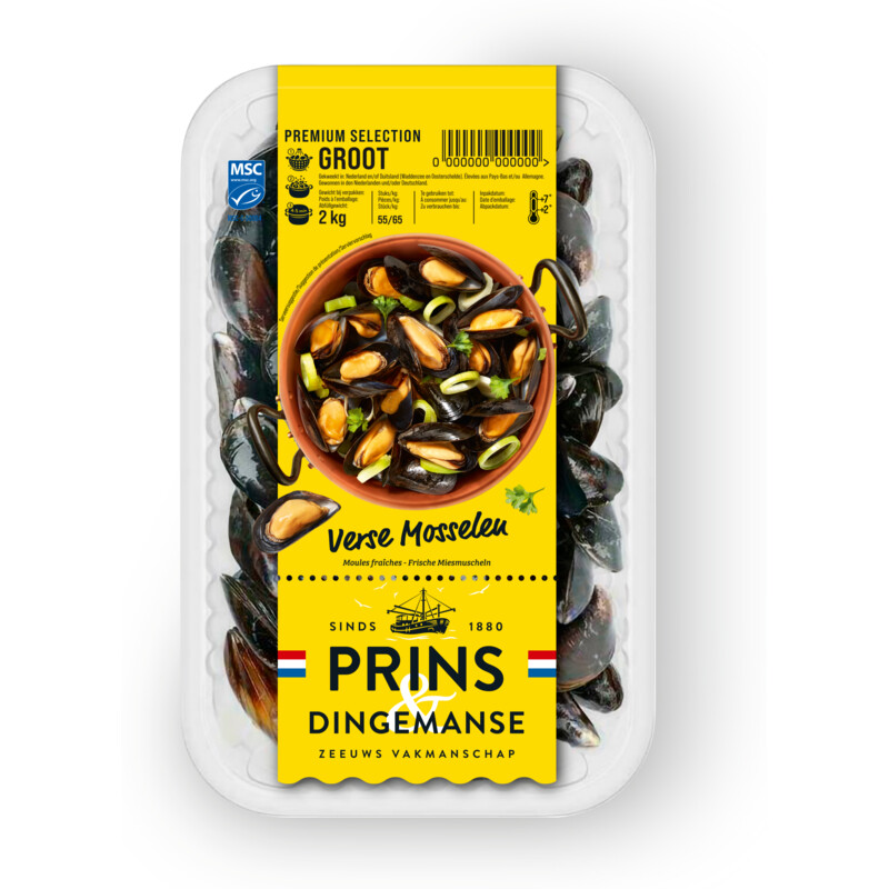 Een afbeelding van Prins & Dingemanse Verse mosselen