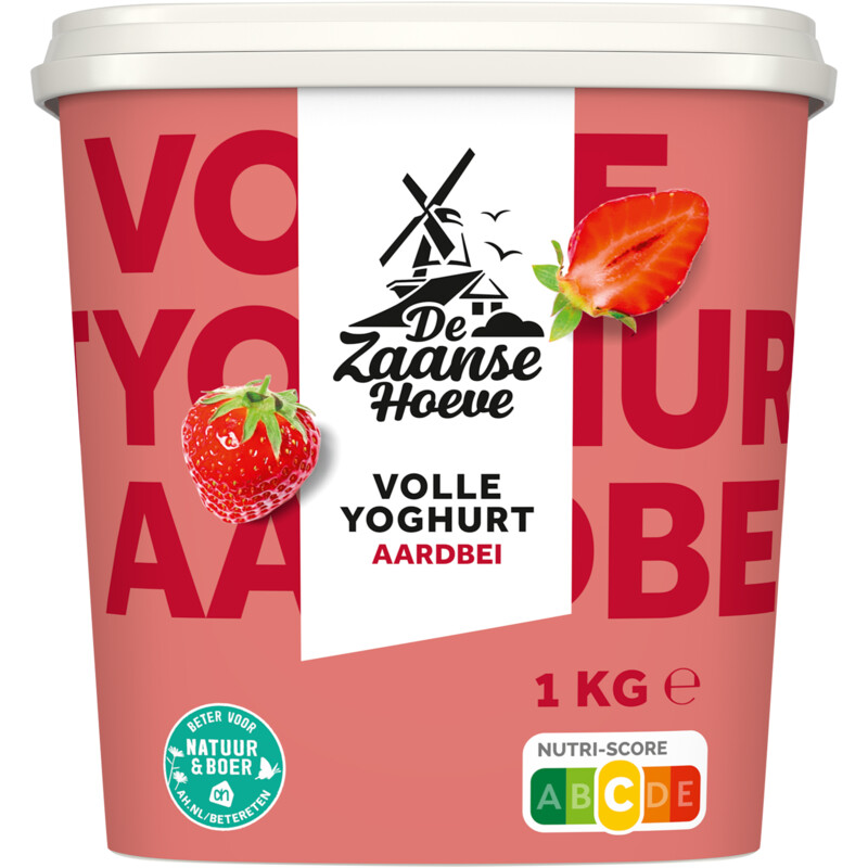 Een afbeelding van De Zaanse Hoeve Volle yoghurt aardbei