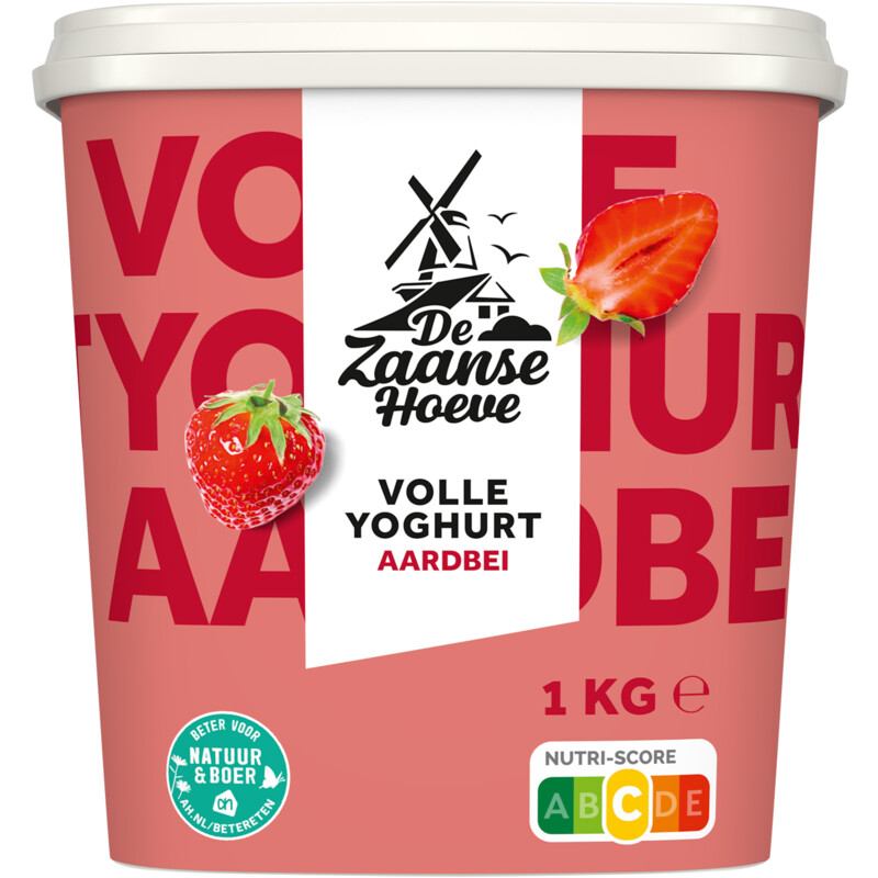 Een afbeelding van De Zaanse Hoeve Volle yoghurt aardbei