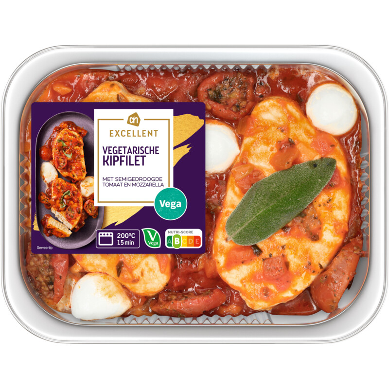 Een afbeelding van AH Vegetarische ovenschotel kip tomaat