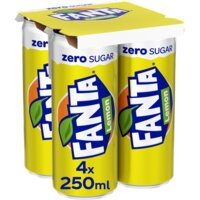 Een afbeelding van Fanta Lemon zero sugar 4-pack