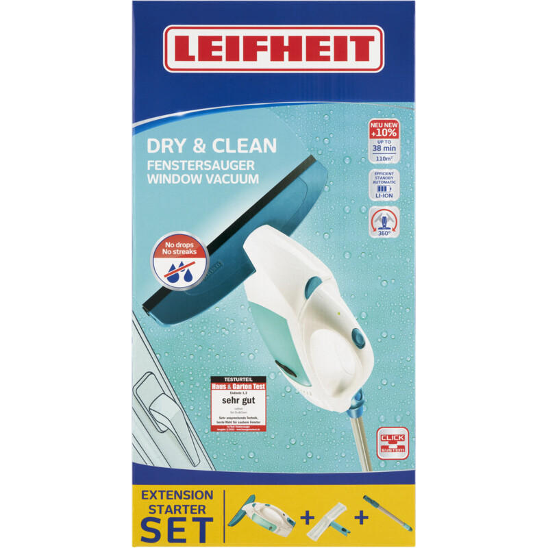 Een afbeelding van Leifheit Dry & clean ruitenreiniger