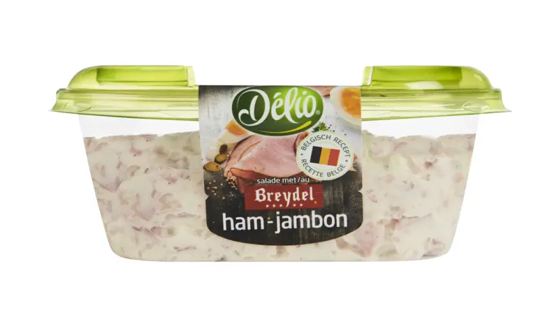 Délio Salade met breydelham bel