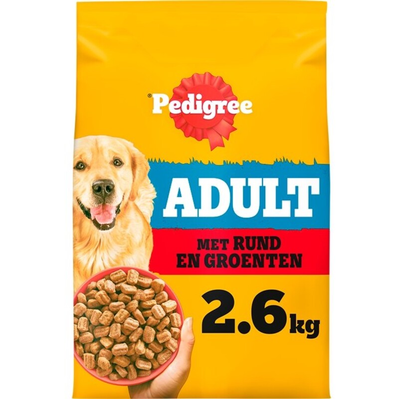Een afbeelding van Pedigree Adult met rund en groenten