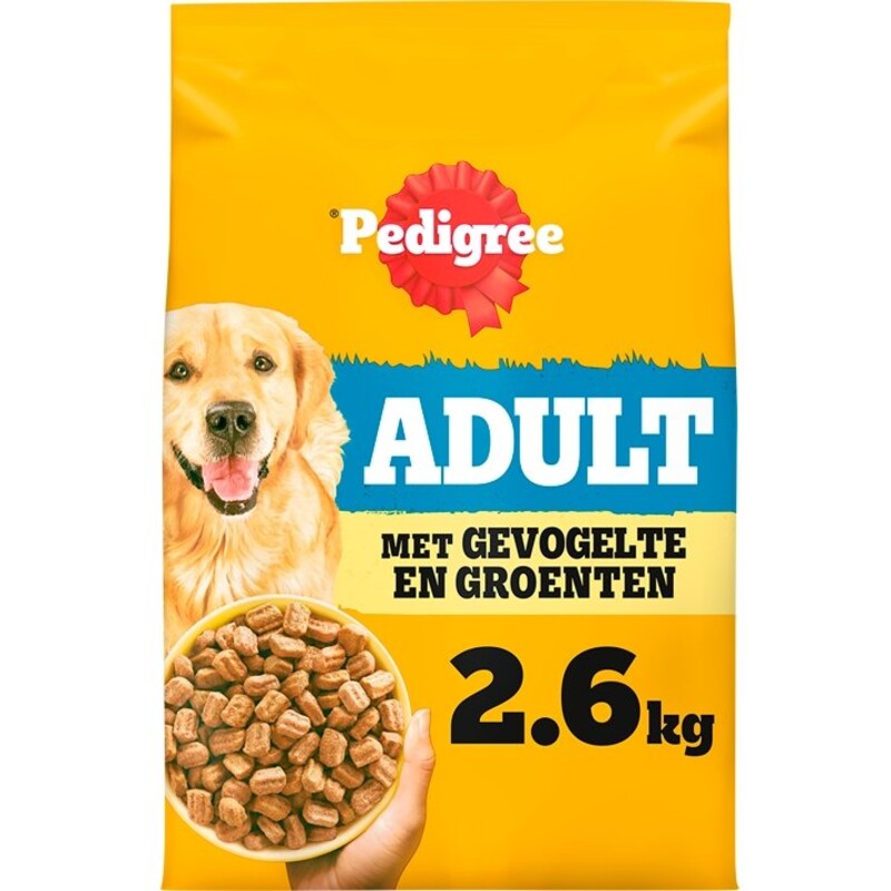 Een afbeelding van Pedigree Adult met gevogelte en groenten