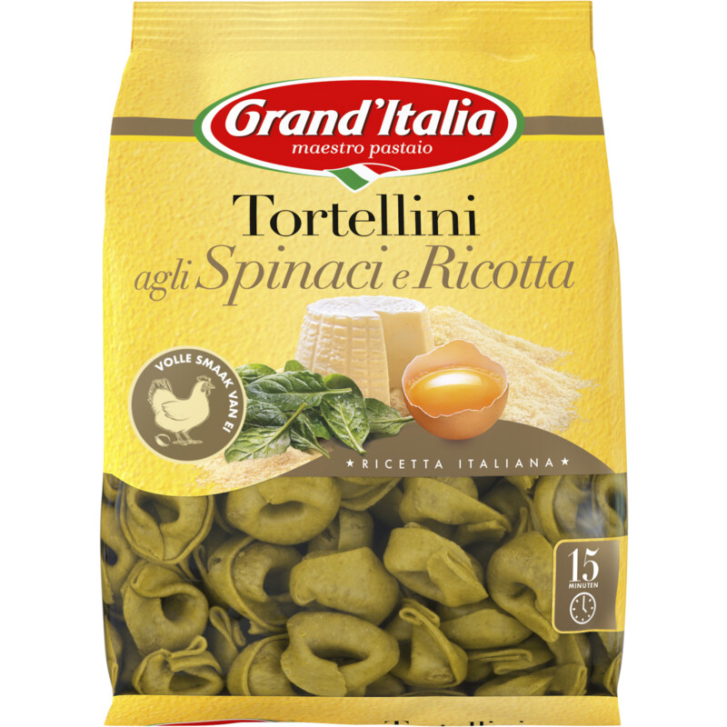 Een afbeelding van Grand' Italia Tortellini agli spinaci e ricotta