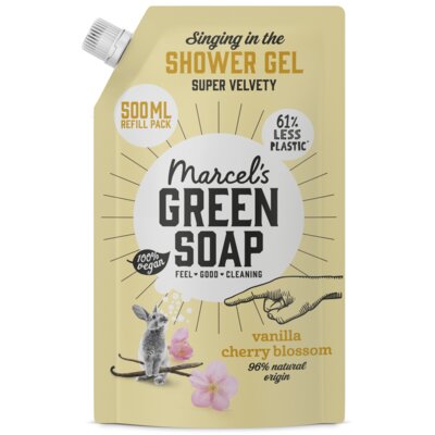 pdp-image-Marcel's Green Soap Shower gel vanilla cherry blossom refill
