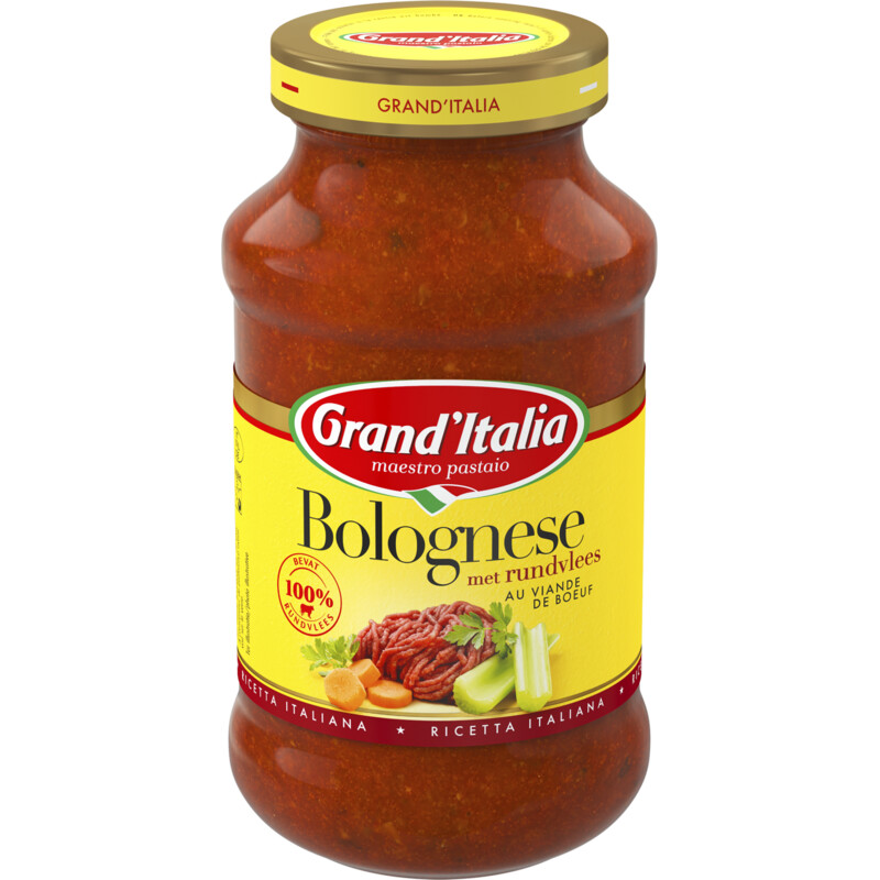 Een afbeelding van Grand' Italia Bolognese met rundvlees