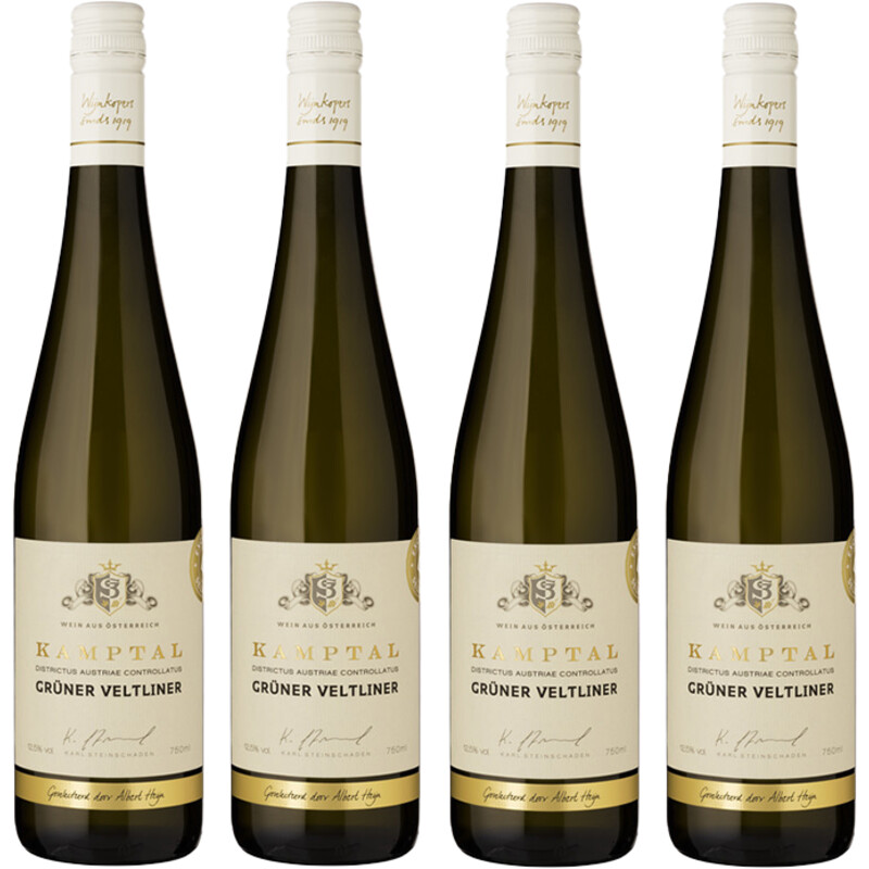 Een afbeelding van AH Excellent Selectie Kamptal Gruner veltliner 4-pack