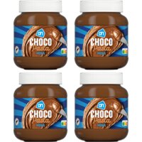 Een afbeelding van AH Chocoladepasta melk 4-pack