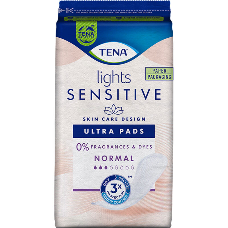 Een afbeelding van Tena Lights sensitive normal inlegkruisjes