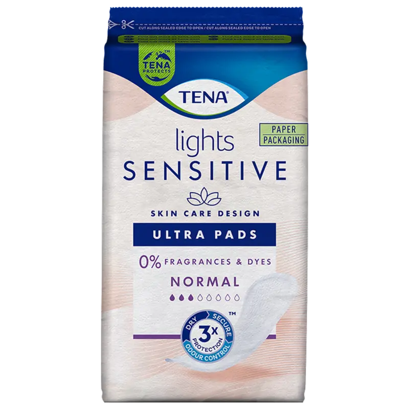 Tena Lights Sensitive Inlegkruisjes Normal 24 Stuks