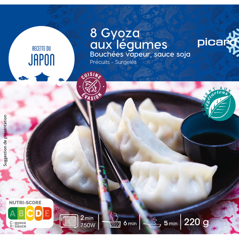 Een afbeelding van Picard Gyoza's met groenten