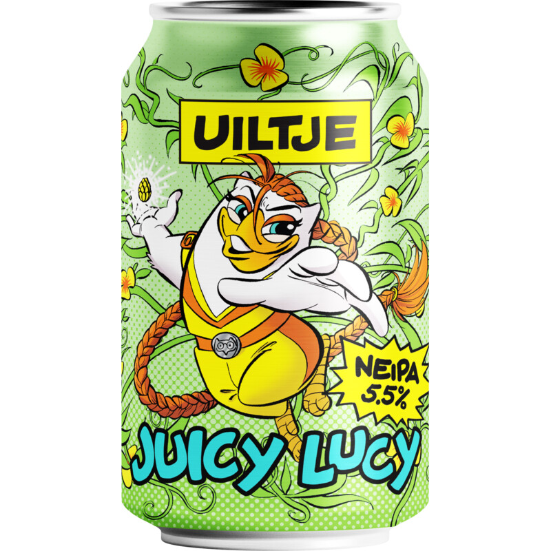 Een afbeelding van Uiltje Brewing Juicy Lucy NEIPA