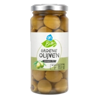 AH Biologisch Groene olijven zonder pit