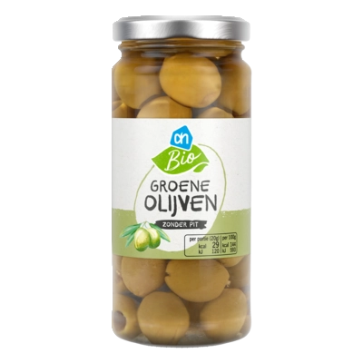 pdp-image-AH Biologisch Groene olijven zonder pit