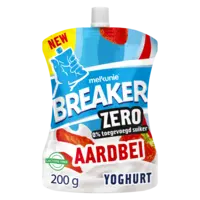 Melkunie Breaker zero aardbei yoghurt