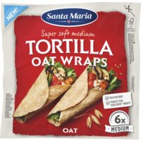 Een afbeelding van Santa Maria Super soft medium tortilla oat wraps