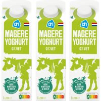 Een afbeelding van AH Magere yoghurt 3-pack