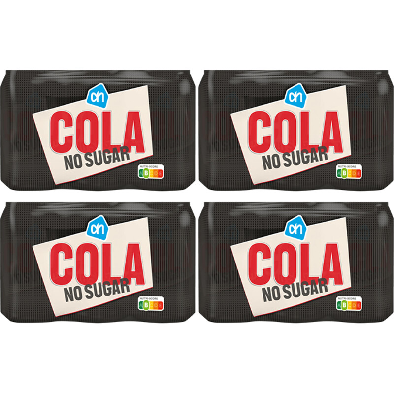 Een afbeelding van AH Cola zero 6-pack 4-pack