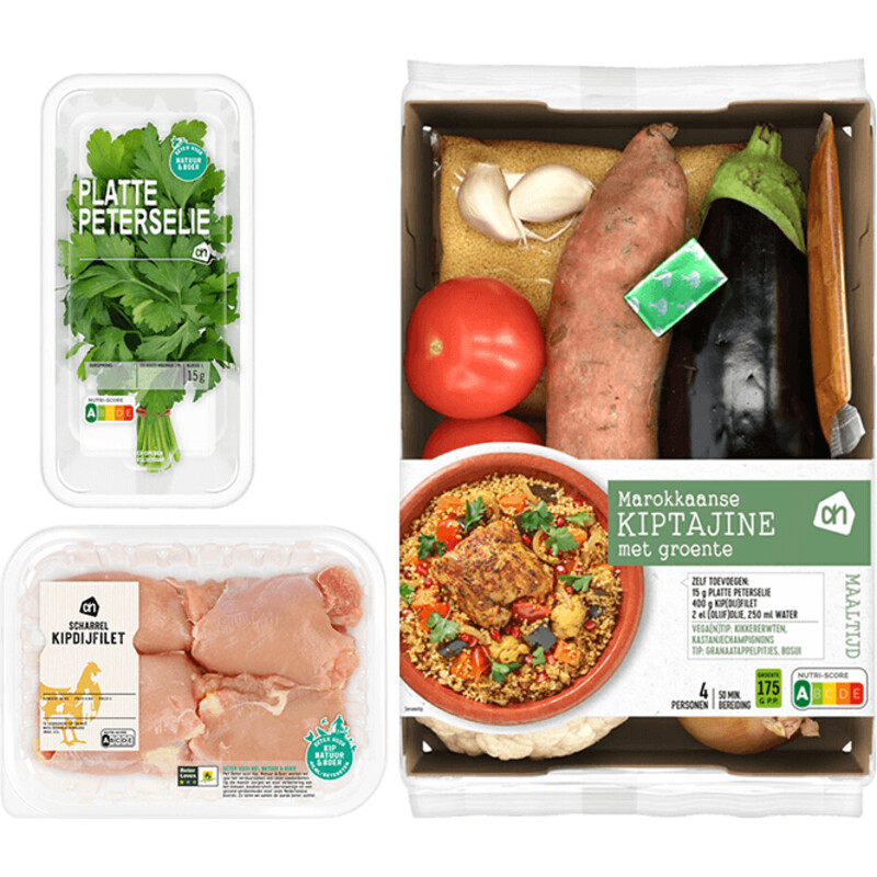 Een afbeelding van AH Marokkaanse kiptajine verspakket