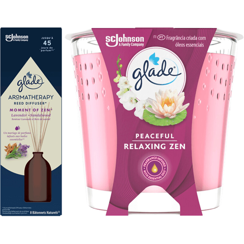 Een afbeelding van Glade relaxing zen geurpakket
