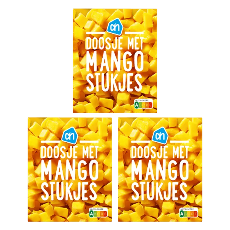 Doosje met mangostukjes 3-pack