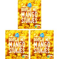 Een afbeelding van AH Doosje met mangostukjes 3-pack