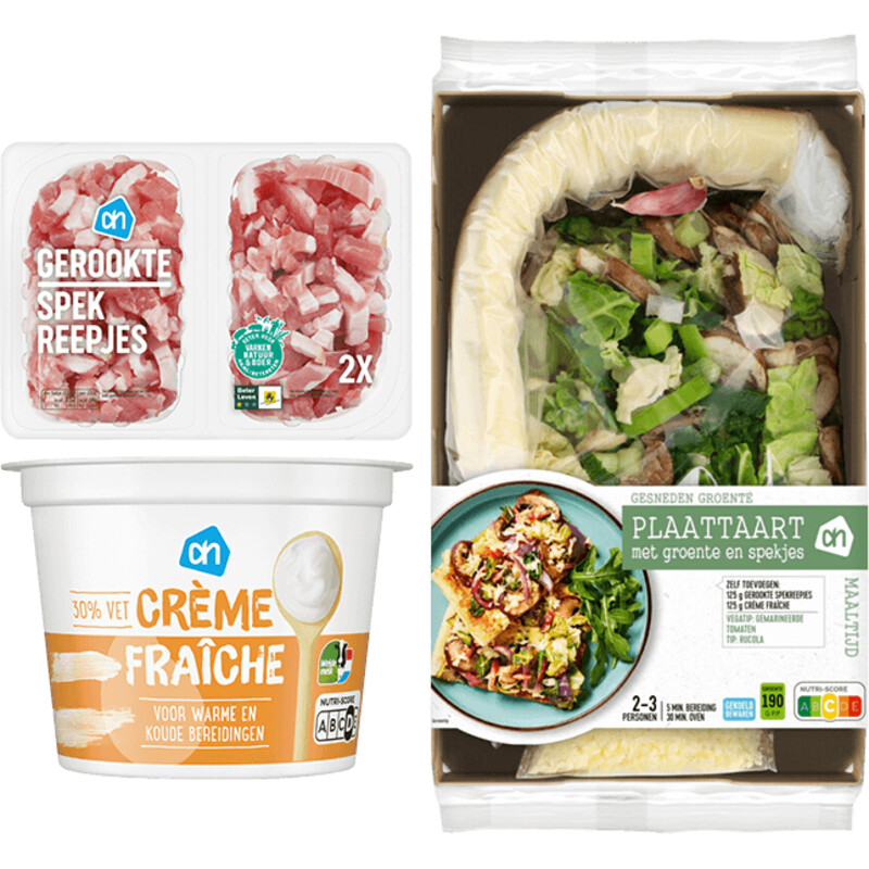 Een afbeelding van AH Gesneden verspakket plaattaart