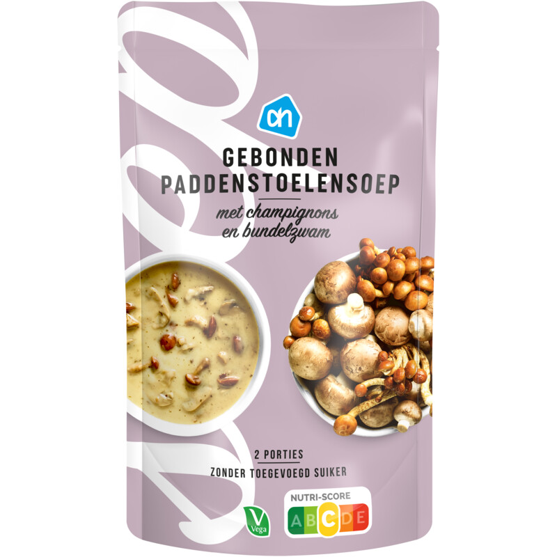 Een afbeelding van AH Gebonden paddenstoelensoep