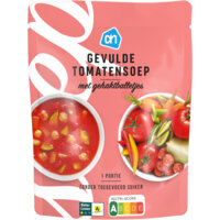 Een afbeelding van AH Gevulde tomatensoep met gehaktballetjes