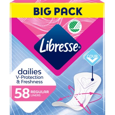 pdp-image-Libresse Dailies regular inlegkruisjes big pack